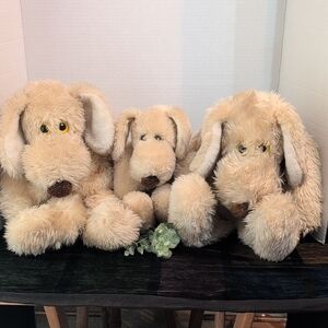 Plush Stuffed Animal Set - Cream
